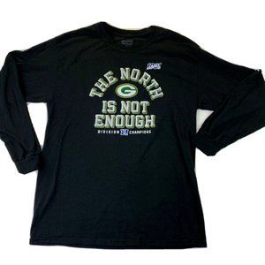 Green Bay Packers NFC North Long Sleeve Jersey Mens Large